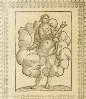 An illustration from Le imagini de gli dei de gli antichi : nelle quali sono descritte la religione de gli antichi li idoli, riti, & ceremonie loro, con l'aggiunta di molte principali imagini che nell'altre mancauano, et con l'espositione in epilogo di ciasceduna & suo significato (1624)