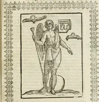 An illustration from Le imagini de gli dei de gli antichi : nelle quali sono descritte la religione de gli antichi li idoli, riti, & ceremonie loro, con l'aggiunta di molte principali imagini che nell'altre mancauano, et con l'espositione in epilogo di ciasceduna & suo significato (1624)