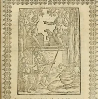 An illustration from Le imagini de gli dei de gli antichi : nelle quali sono descritte la religione de gli antichi li idoli, riti, & ceremonie loro, con l'aggiunta di molte principali imagini che nell'altre mancauano, et con l'espositione in epilogo di ciasceduna & suo significato (1624)