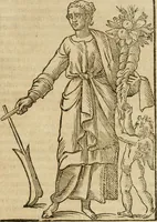 An illustration from Le imagini de gli dei de gli antichi : nelle quali sono descritte la religione de gli antichi li idoli, riti, & ceremonie loro, con l'aggiunta di molte principali imagini che nell'altre mancauano, et con l'espositione in epilogo di ciasceduna & suo significato (1624)
