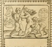 An illustration from Le imagini de gli dei de gli antichi : nelle quali sono descritte la religione de gli antichi li idoli, riti, & ceremonie loro, con l'aggiunta di molte principali imagini che nell'altre mancauano, et con l'espositione in epilogo di ciasceduna & suo significato (1624)