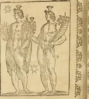 An illustration from Le imagini de gli dei de gli antichi : nelle quali sono descritte la religione de gli antichi li idoli, riti, & ceremonie loro, con l'aggiunta di molte principali imagini che nell'altre mancauano, et con l'espositione in epilogo di ciasceduna & suo significato (1624)