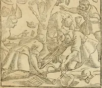 An illustration from Le imagini de gli dei de gli antichi : nelle quali sono descritte la religione de gli antichi li idoli, riti, & ceremonie loro, con l'aggiunta di molte principali imagini che nell'altre mancauano, et con l'espositione in epilogo di ciasceduna & suo significato (1624)