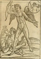 An illustration from Le imagini de gli dei de gli antichi : nelle quali sono descritte la religione de gli antichi li idoli, riti, & ceremonie loro, con l'aggiunta di molte principali imagini che nell'altre mancauano, et con l'espositione in epilogo di ciasceduna & suo significato (1624)