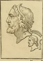 An illustration from Le imagini de gli dei de gli antichi : nelle quali sono descritte la religione de gli antichi li idoli, riti, & ceremonie loro, con l'aggiunta di molte principali imagini che nell'altre mancauano, et con l'espositione in epilogo di ciasceduna & suo significato (1624)