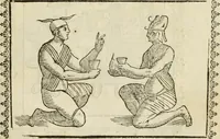 An illustration from Le imagini de gli dei de gli antichi : nelle quali sono descritte la religione de gli antichi li idoli, riti, & ceremonie loro, con l'aggiunta di molte principali imagini che nell'altre mancauano, et con l'espositione in epilogo di ciasceduna & suo significato (1624)