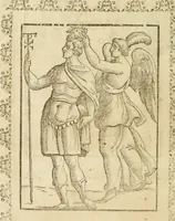 An illustration from Le imagini de gli dei de gli antichi : nelle quali sono descritte la religione de gli antichi li idoli, riti, & ceremonie loro, con l'aggiunta di molte principali imagini che nell'altre mancauano, et con l'espositione in epilogo di ciasceduna & suo significato (1624)