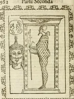 An illustration from Le imagini de gli dei de gli antichi : nelle quali sono descritte la religione de gli antichi li idoli, riti, & ceremonie loro, con l'aggiunta di molte principali imagini che nell'altre mancauano, et con l'espositione in epilogo di ciasceduna & suo significato (1624)