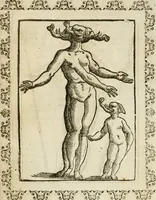 An illustration from Le imagini de gli dei de gli antichi : nelle quali sono descritte la religione de gli antichi li idoli, riti, & ceremonie loro, con l'aggiunta di molte principali imagini che nell'altre mancauano, et con l'espositione in epilogo di ciasceduna & suo significato (1624)