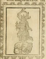 An illustration from Le imagini de gli dei de gli antichi : nelle quali sono descritte la religione de gli antichi li idoli, riti, & ceremonie loro, con l'aggiunta di molte principali imagini che nell'altre mancauano, et con l'espositione in epilogo di ciasceduna & suo significato (1624)