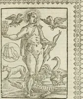 An illustration from Le imagini de gli dei de gli antichi : nelle quali sono descritte la religione de gli antichi li idoli, riti, & ceremonie loro, con l'aggiunta di molte principali imagini che nell'altre mancauano, et con l'espositione in epilogo di ciasceduna & suo significato (1624)