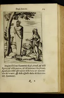 An illustration from Le imagini de gli dei de gli antichi, del signor Vincenzo Cartari regiano, nelle quali sono descritte la religione de gli antichi, li idoli, riti, & ceremonie loro, con l'agiunta di molte principali imagini, che nell'altre mancauano, et con l'espositione in epilogo di ciascheduna & suo significato. Estratta dall'istesso Cartari per Cesare Malfatti padoano, con vn cathalogo del medesimo di cento e più famosi dei loro natura e proprietà, estratto da questo & altri autori: opera vtilissima à historici, poeti, pittori, scultori, & professori di belle lettere .. (1609)