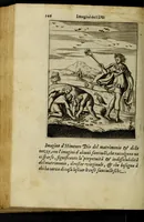 An illustration from Le imagini de gli dei de gli antichi, del signor Vincenzo Cartari regiano, nelle quali sono descritte la religione de gli antichi, li idoli, riti, & ceremonie loro, con l'agiunta di molte principali imagini, che nell'altre mancauano, et con l'espositione in epilogo di ciascheduna & suo significato. Estratta dall'istesso Cartari per Cesare Malfatti padoano, con vn cathalogo del medesimo di cento e più famosi dei loro natura e proprietà, estratto da questo & altri autori: opera vtilissima à historici, poeti, pittori, scultori, & professori di belle lettere .. (1609)