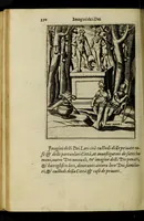 Picture 20 of 24 from Le imagini de gli dei de gli antichi, del signor Vincenzo Cartari regiano, nelle quali sono descritte la religione de gli antichi, li idoli, riti, & ceremonie loro, con l'agiunta di molte principali imagini, che nell'altre mancauano, et con l'espositione in epilogo di ciascheduna & suo significato. Estratta dall'istesso Cartari per Cesare Malfatti padoano, con vn cathalogo del medesimo di cento e più famosi dei loro natura e proprietà, estratto da questo & altri autori: opera vtilissima à historici, poeti, pittori, scultori, & professori di belle lettere .. (1609), leaf 366