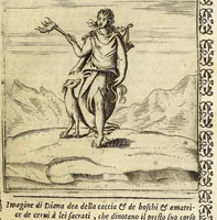 An illustration from Le imagini de gli dei de gli antichi (1608)