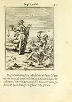 Picture 14 of 15 from Le imagini de gli dei de gli antichi : del signor Vincenzo Cartari reggiano : nelle quali sono descritte la religione de gli antichi, li idoli, riti & ceremonie loro : con l'aggiunta di molte principali imagini, che nell'altre mancauano : et con l'espositione in epilogo di ciascheduna & suo significato : estratta dall'istesso Cartari per Cesare Malfatti padoano : con vn cathalogo del medesimo di cento e più famosi dei, lor natura e proprietà, estratto da questo & altri autori : opera vtilissima a historici, poeti, pittori, scultori, & professori di belle lettere (1609), leaf 379