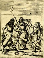 An illustration from Le imagini de gli dei de gli antichi del signor Vincenzo Cartari, reggiano : nelle quali sono descritte la religione de gli antichi, li idoli, riti & ceremonie loro ... et con l'espositione in epilogo di ciascheduna & suo significato : estrata dall' istesso Cartari per Cesare Malfatti .. (1625)