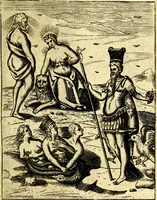 An illustration from Le imagini de gli dei de gli antichi del signor Vincenzo Cartari, reggiano : nelle quali sono descritte la religione de gli antichi, li idoli, riti & ceremonie loro ... et con l'espositione in epilogo di ciascheduna & suo significato : estrata dall' istesso Cartari per Cesare Malfatti .. (1625)