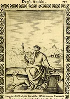 An illustration from Le imagini dei degli antichi (1608)