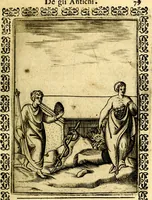 An illustration from Le imagini dei degli antichi (1608)
