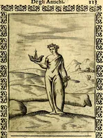 An illustration from Le imagini dei degli antichi (1608)