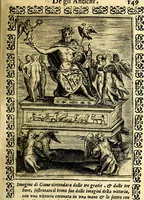 An illustration from Le imagini dei degli antichi (1608)