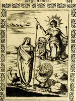 An illustration from Le imagini dei degli antichi (1608)