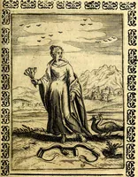 An illustration from Le imagini dei degli antichi (1608)