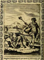 An illustration from Le imagini dei degli antichi (1608)