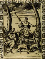 An illustration from Le imagini dei degli antichi (1608)
