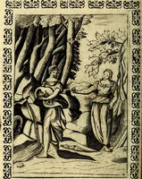 An illustration from Le imagini dei degli antichi (1608)