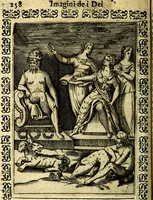 An illustration from Le imagini dei degli antichi (1608)