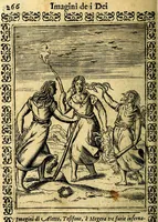 An illustration from Le imagini dei degli antichi (1608)