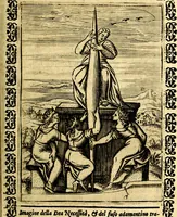 An illustration from Le imagini dei degli antichi (1608)