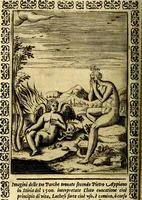 An illustration from Le imagini dei degli antichi (1608)