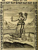 An illustration from Le imagini dei degli antichi (1608)