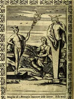An illustration from Le imagini dei degli antichi (1608)