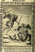 An illustration from Le imagini dei degli antichi (1608)
