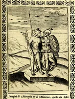 An illustration from Le imagini dei degli antichi (1608)