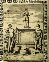 An illustration from Le imagini dei degli antichi (1608)