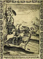 An illustration from Le imagini dei degli antichi (1608)