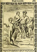 An illustration from Le imagini dei degli antichi (1608)