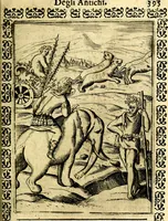 An illustration from Le imagini dei degli antichi (1608)
