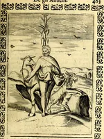 An illustration from Le imagini dei degli antichi (1608)