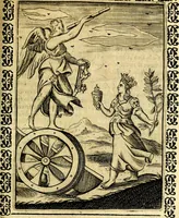 An illustration from Le imagini dei degli antichi (1608)