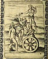 An illustration from Le imagini dei degli antichi (1608)