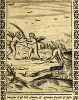 An illustration from Le imagini dei degli antichi (1608)