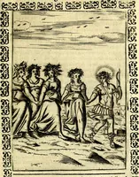 An illustration from Le imagini dei degli antichi (1608)