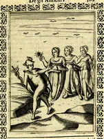 An illustration from Le imagini dei degli antichi (1608)