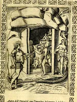 An illustration from Le imagini dei degli antichi (1608)
